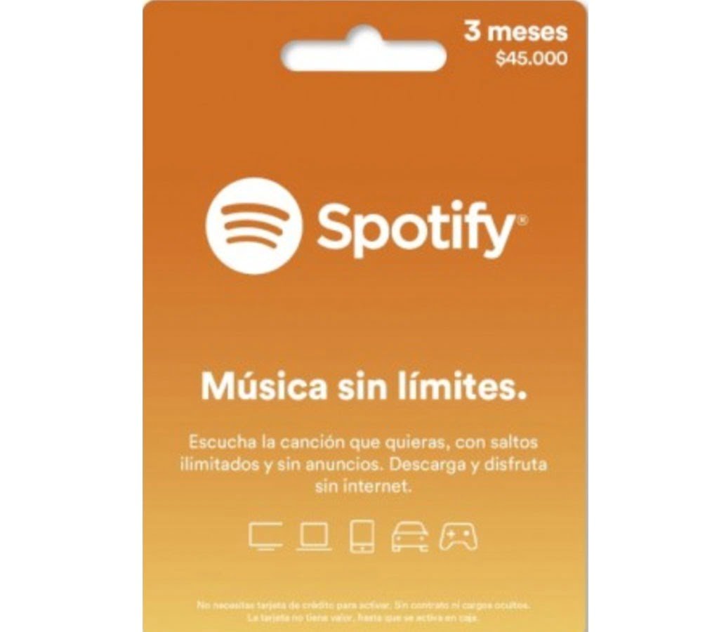 Pin Spotify Premium 2 meses– Dprimero